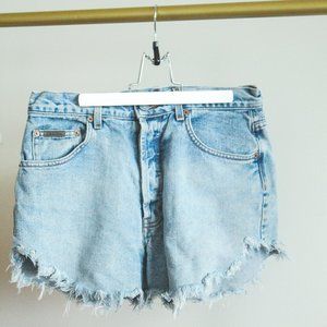 High Waist Denim Shorts